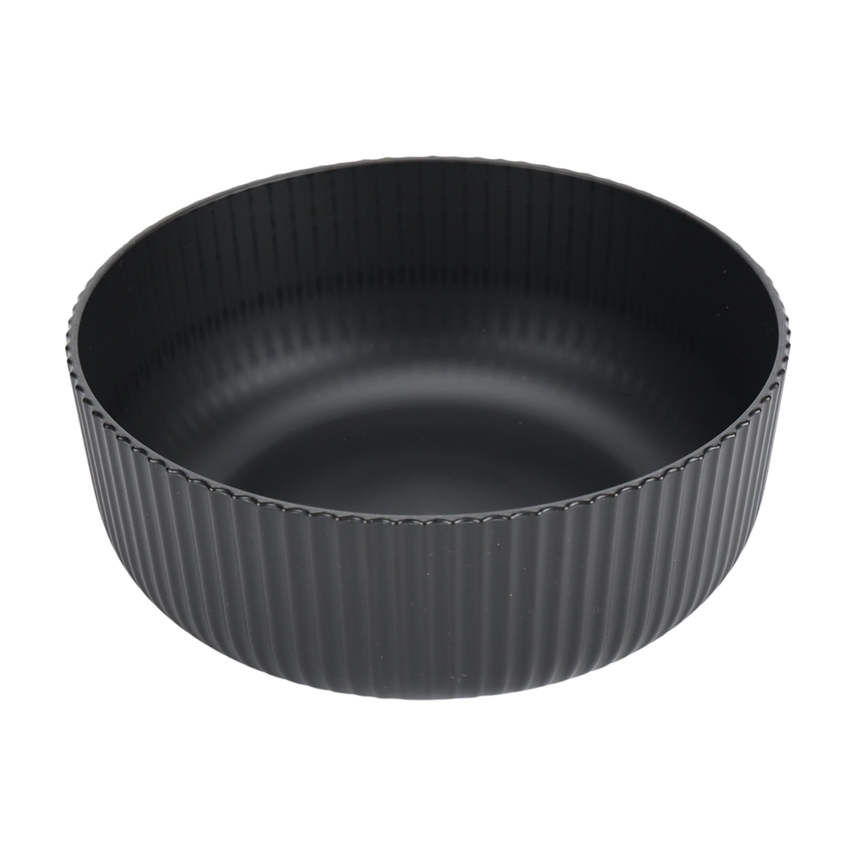 - Black Eco-Friendly Recycled Plastic Cereal Bowl, 38-Ounce