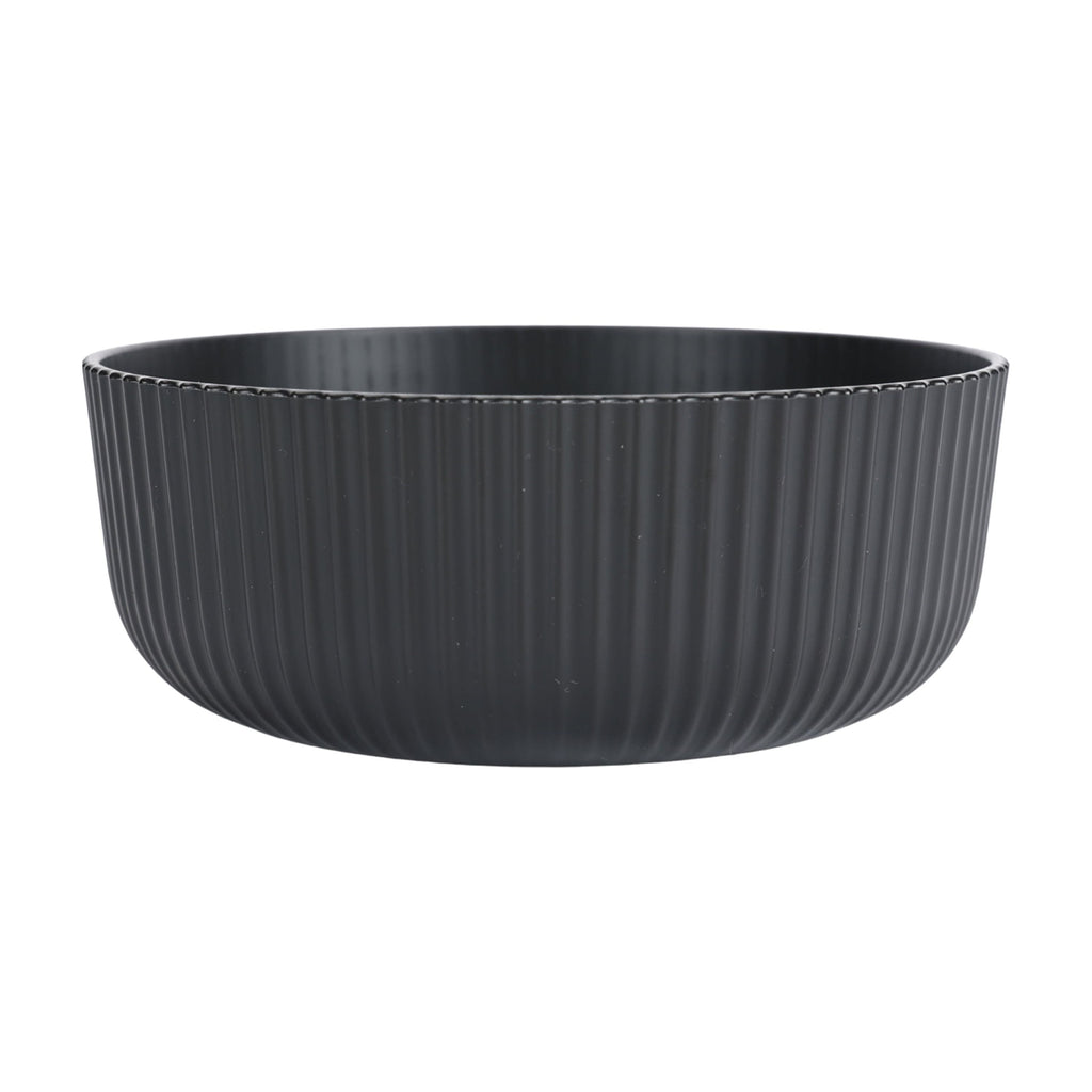 - Black Eco-Friendly Recycled Plastic Cereal Bowl, 38-Ounce
