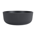 - Black Eco-Friendly Recycled Plastic Cereal Bowl, 38-Ounce