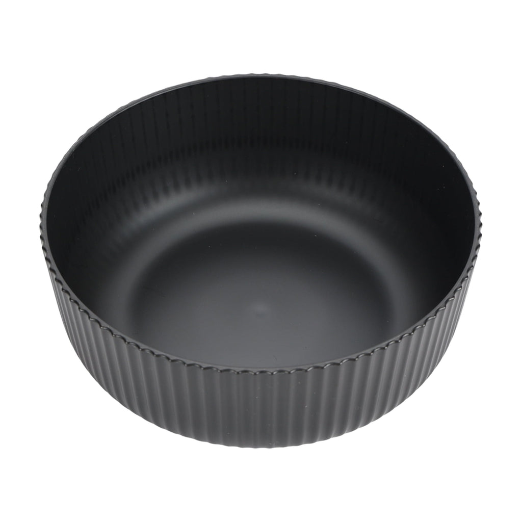 - Black Eco-Friendly Recycled Plastic Cereal Bowl, 38-Ounce