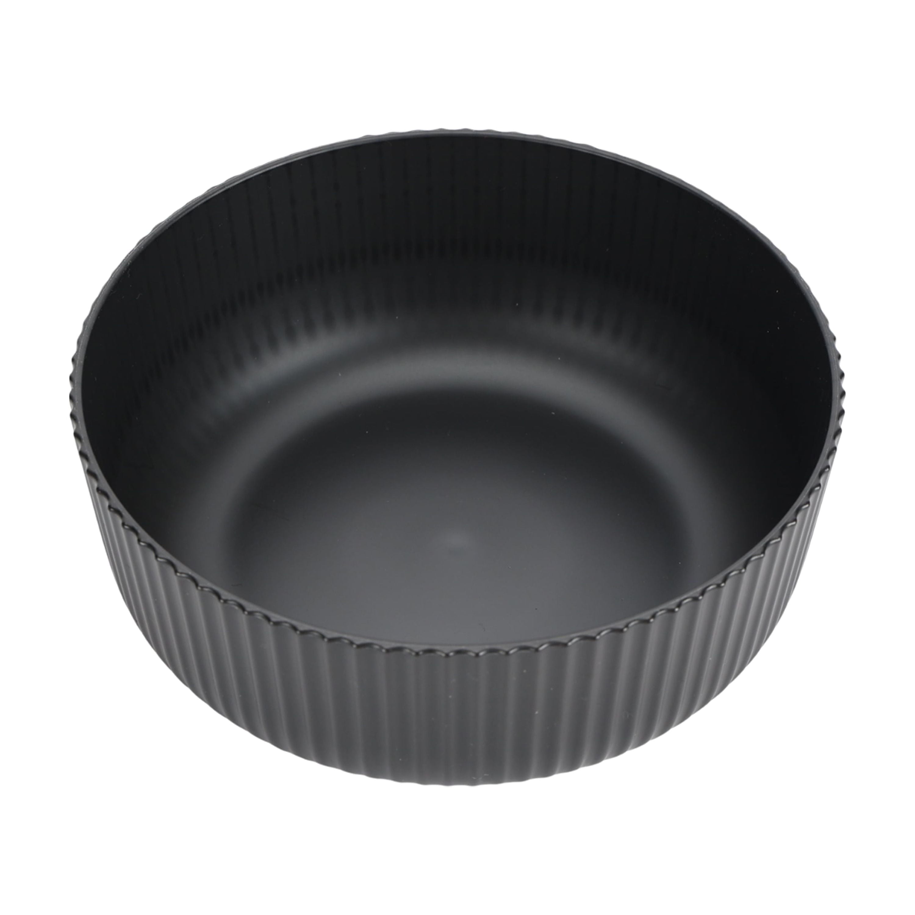 - Black Eco-Friendly Recycled Plastic Cereal Bowl, 38-Ounce