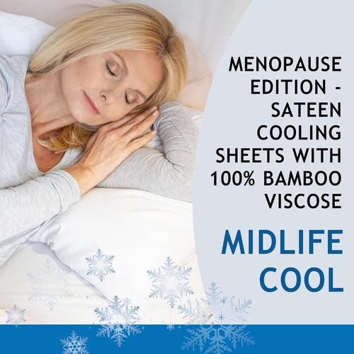 Cooling Bedsheet Set - King Size, 75% Viscose Derived from Bamboo, 25% Modal, Gray - Cool & Moisture Wicking for Hot Sleepers - Ultra Soft for Restful Sleep & Luxurious Feel